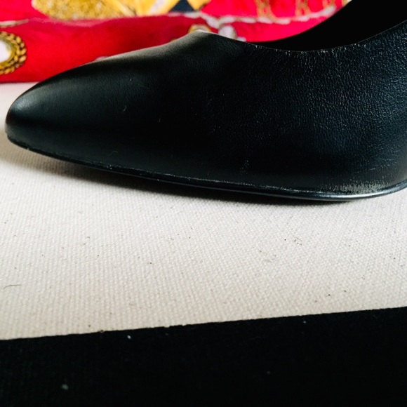 👠Steve Madden GALLERYY Black Leather Stilettos - Picture 4 of 7